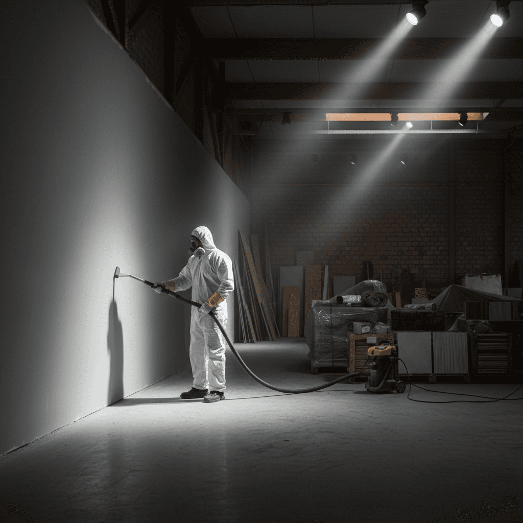 Post-construction cleanup and dust removal from newly renovated space